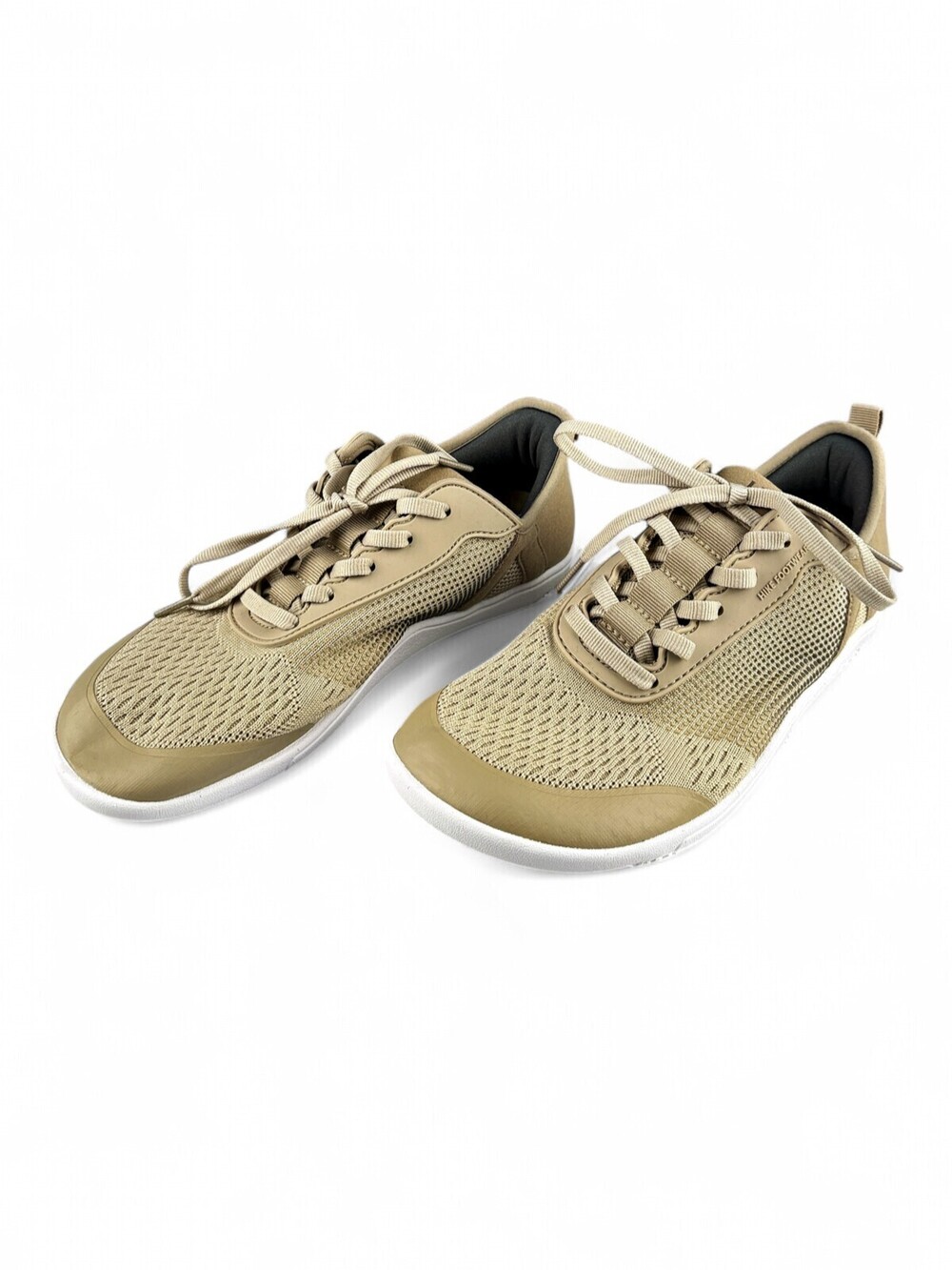 Hike Footwear Womens Beige Knit Sneakers Size 8.5 Barefoot Style Casual Shoes